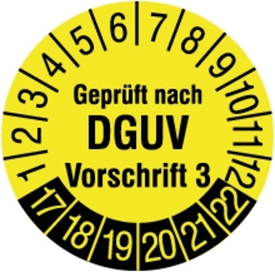 DGUV Vorschrift 3 bei Muster Elektro in Musterstadt